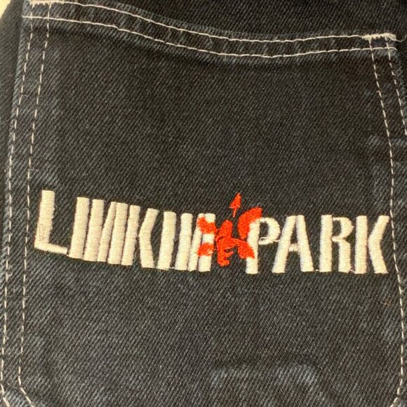 Linkin Park Baggy Y2k Denim Jeans (EXTREMELY RARE) - Size 26 x 30 - Picture 5 of 9